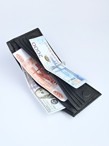 YK Портмоне мужское с зажимом для денег "B1-5101-K" (нат.кожа) 