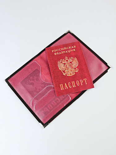 YG Обложка на паспорт с металл.уголками 