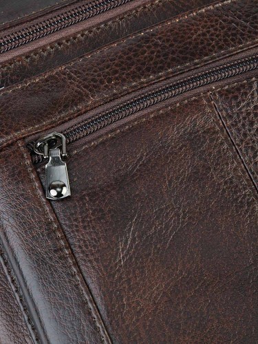 YO Сумка мужская "5801" б/н (нат.кожа) 