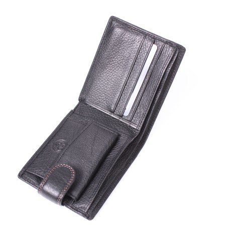 YK  Портмоне мужское HT 208-R0611 (нат. кожа) 