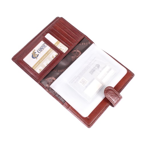 YK Автодокументы с паспортом Cosset 112-A2286 (нат.кожа)