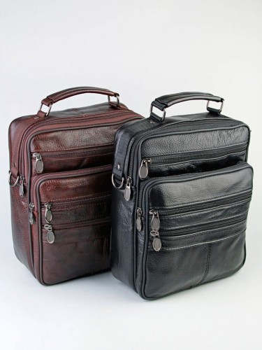 Сумка мужская "303" (нат. кожа) 