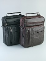 Сумка мужская "404" (нат.кожа) 