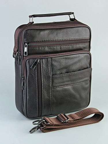 Сумка мужская "404" (нат.кожа) 