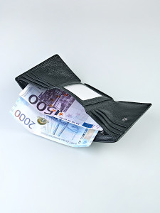 YK Мини-кошелек мужской "5005" ( плетеный/нат.кожа)