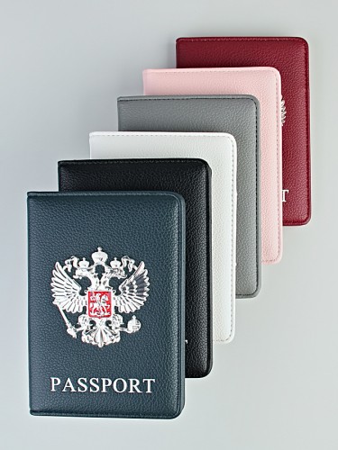 Обложка на паспорт "803" (герб/эко-кожа) 
