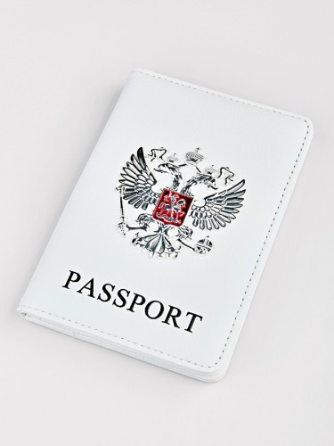 Обложка на паспорт "803" (герб/эко-кожа) 