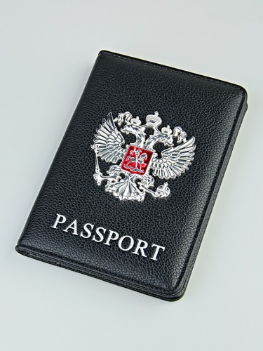 Обложка на паспорт "803" (герб/эко-кожа) 