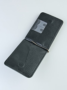 YD Зажим для денег на молнии "002"